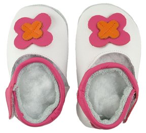 Bobux Original Soft Eco-Leather Infant Toddler Shoes Mary Jane with Flower Bobux Original Soft Eco-Leather Infant Toddler Shoes Mary Jane with Flower