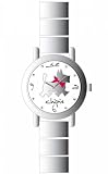 Chipie - 5202201 - Montre Enfant Acier - Quartz Analogique - Cadran Blanc - Bracelet Acier Extensible