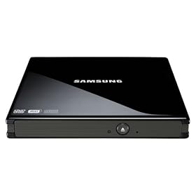 Samsung SE-S084C, External USB 2.0 Slimline 8X DVD Writer, Black