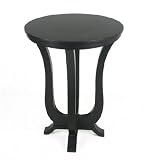 Review Privilege  / Privilege 29026 Round Accent Stand - Vintage Black