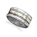 14 Karat Gold and Sterling Silver Spin Ring