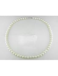 6.5-7mm Cultured Pearl Necklace, 16"