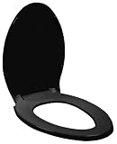 American Standard 5324.019.178 Rise and Shine Elongated Toilet Seat and Cover, Black