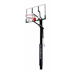Silverback SB-54iG In-Ground Basketball System with 54-Inch Tempered Glass Backboard by 