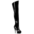 Pleaser Shoes Women's DELIGHT-3012, 5 3/4" Heel Open Toe Thigh High Boot