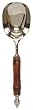 Decorative Ice Scoop with Dyed Bone Bamboo Shaped Handle