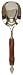 Decorative Ice Scoop with Dyed Bone Bamboo Shaped Handle