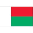 Madagascar 2ft x 3ft Nylon Flag