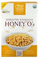 One Degree Organic Foods Sprouted Khorasan Honey OS (Pack of 6)