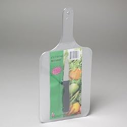Paddle Shaped Plastic Cutting Board W/bonus Paring Knife