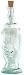 Spanish Recycled Glass Hand Bottle with Cork 12.5"H 32oz Set / 2