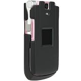 PCMICROSTORE Brand Sanyo Katana II 2 Rubberize Black Snap-On Crystal Case with Removable Belt Clip (NOT Compatible with 1st Generation Katana SCP-6600)