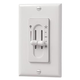 Hunter 27182 Fan/Light Dual Slide Fan/Light Control