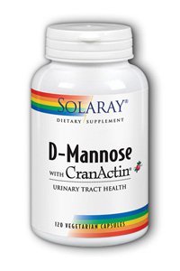 D-mannose with cranactin twin pack solaray 120 vcaps