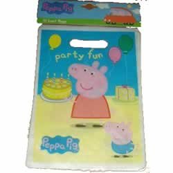 Peppa Pig Party Loot Bags x 8 [Toy]