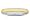 4 mm Two Toned White Milgrain Edge Comfort-Fit Men's Wedding Band in 18k Two-Tone Gold