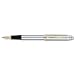 Cross Townsend Medalist Fountain Pen In Polished Chrome and 23 Karat Gold Plate with 23 Karat Gold Plated Nib - Medium (506-MF)