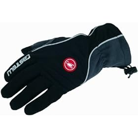 Castelli 2008 09 Max Due Glove Full Finger Winter Cycling Gloves - Black - K7578-010 by Winter Gloves