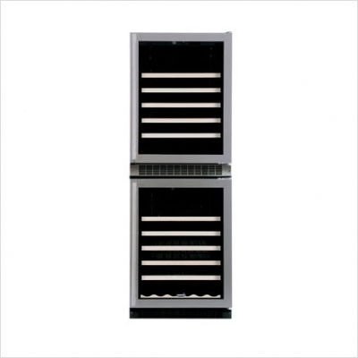 Dual Zone 90-Bottle Wine Refrigerator Color: 