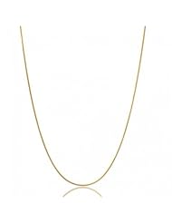Bling Jewelry Sterling Silver Gold Vermeil Snake Chain Necklace 16 Inch