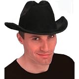 New Adult Country Black Cowboy Stetson Felt Costume Hat by Private Island