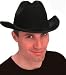New Adult Country Black Cowboy Stetson Felt Costume Hat