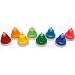Musical Instruments Rainbow Colored Desk Bells For Children - 8 Note Set - Re...