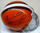 Braylon Edwards Autographed Cleveland Browns Mini Football Helmet