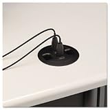 USB Grommet Hub, 4 Ports, Black,HONGRMTUSBP