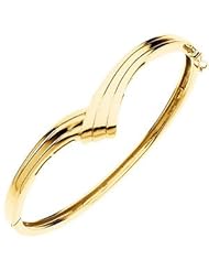 Hinged Bangle Bracelet 14K Yellow Bracelet Brc8