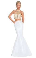 Mermaid Crystal Evening Dress/Prom Dress 