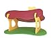 Wooden Nativity Stable and Base