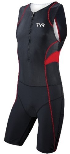 TYR - Men's Trisuit, Black/Red, SM