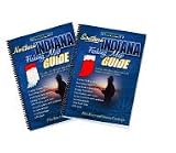 Indiana Fishing Map Book Guides Set