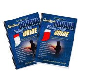 Indiana Fishing Map Book Guides Set