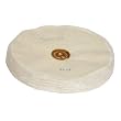 MUSLIN BUFF FINEX WITH LEATHER CENTER 6" DIAMETER X 54 PLY COMBED LOOSE