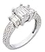 1.66 ct ENGAGEMENT RING diamond three-stone engagement