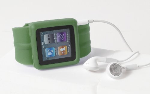 Nanotch Protective Wrist Watch Strap for Apple iPod Nano (6th Gen.) - Army