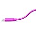 YellowKnife MFi Certified-IOS 7 Noodle Flat 8pin Lightning (3.2ft) Colorful USB Cable Supports Charging And Syncing for iPhone 5 5S 5C,iPad (Air/4th generation),iPad mini,iPod (7th generation),iPod touch (5th generation)&iPod nano(7th generation) With ZEISS Zeiss Pre-Moistened Lens Cloths (Purple)