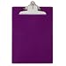 Saunders Recycled Plastic Clipboard, 1-Inch Capacity, Holds 8.5 x 12 Inches, Purple (21606)