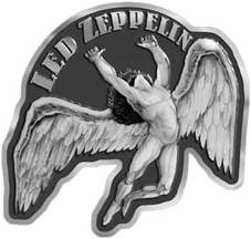Led Zeppelin Icarus Swan Metal Belt Buckle