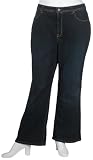  : Jeanstar Women's Plus Elle Bootcut Jean, Rinse, 16W