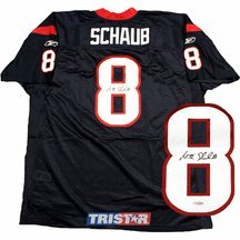 Matt Schaub Houston Texans Autographed Authentic Reebok NFL Football Jersey (Blue)