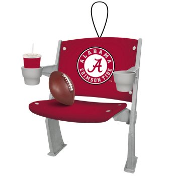 NCAA Licensed Alabama Crimson Tide Team Stadium Chair Ornament