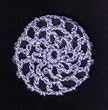 Lilac Hair Net Crocheted Hair Bun Cover- MINI