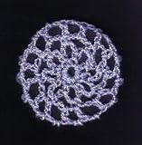 Lilac Hair Net Crocheted Hair Bun Cover- MINI