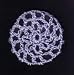 Lilac Hair Net Crocheted Hair Bun Cover- MINI
