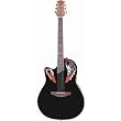 Ovation LCS247-5 Celebrity Deluxe Left-Handed Acoustic-Electric Guitar - Black