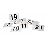 Table Numbers, 1-25, 4'' x 3-3 4'' (1 Set Unit)