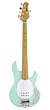 Ernie Ball Music Man Classic Collection StingRay 5 String Bass - Single Humbucker Mint Green Finished Birdseye Maple Neck White Pickguard